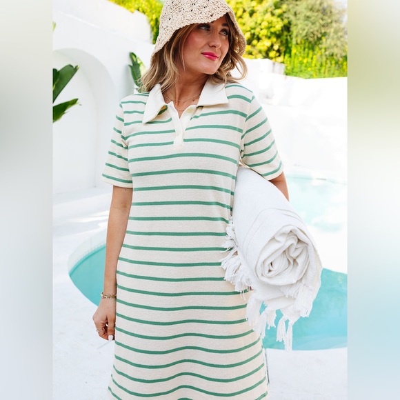 Ivy city co dress JUNIPER TERRY CLOTH DRESS sz small - Picture 1 of 13